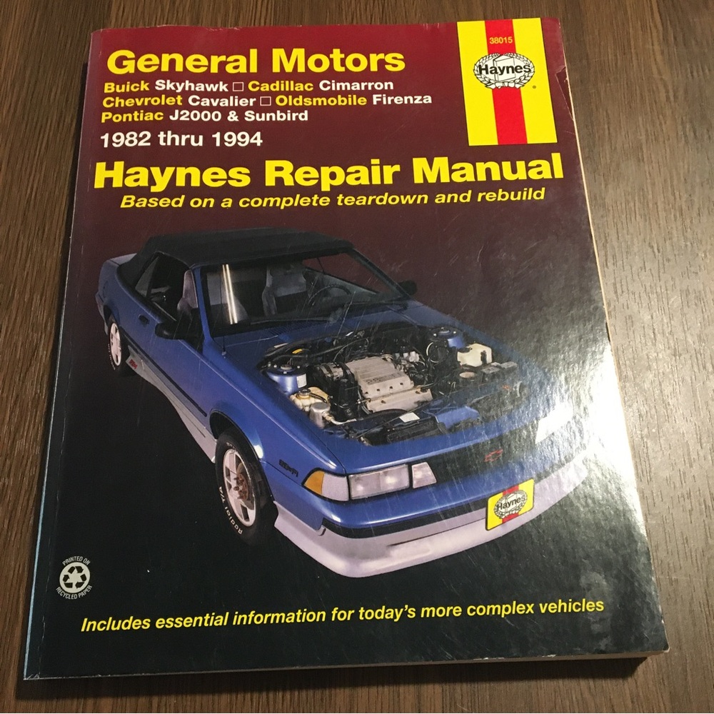 Hanes GM Repair Manual 82’-94’